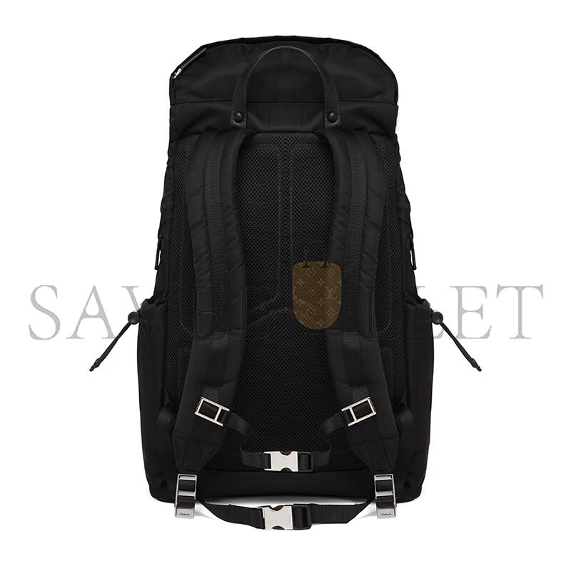 PRADA SPEEDROCK RE-NYLON AND LEATHER BACKPACK 2VZ123 (46*28*22cm) 